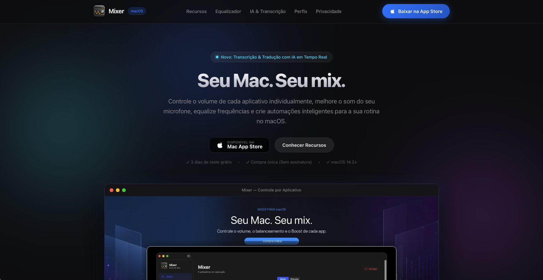 Imagem de referência de MacMixer